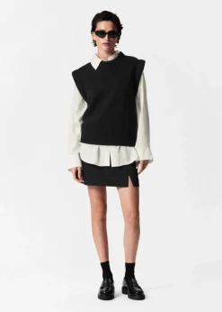 Online & Other Stories A-Line Mini Skirt Black