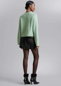 Cheap & Other Stories Alpaca-Blend Knitted Cardigan