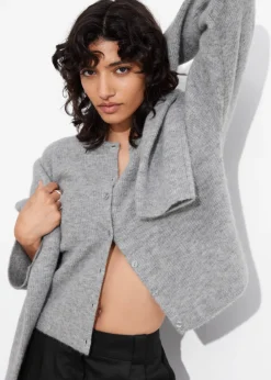 Cheap & Other Stories Alpaca-Blend Knitted Cardigan