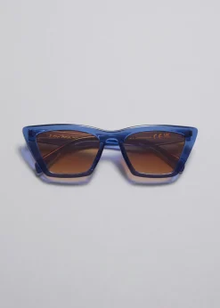 Flash Sale & Other Stories Angular Cat Eye Sunglasses