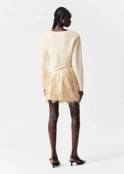Best Sale & Other Stories Asymmetric Rib-Knit Sweater