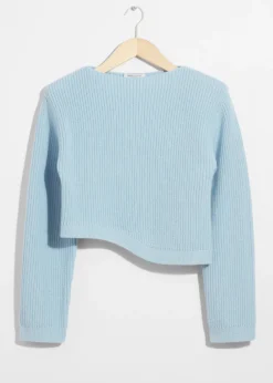 Best Sale & Other Stories Asymmetric Rib-Knit Sweater