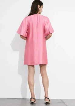 Clearance & Other Stories Balloon-Sleeve Mini Dress