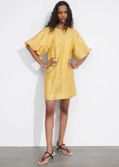 Clearance & Other Stories Balloon-Sleeve Mini Dress