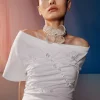 Online & Other Stories Beaded Off-Shoulder Top White