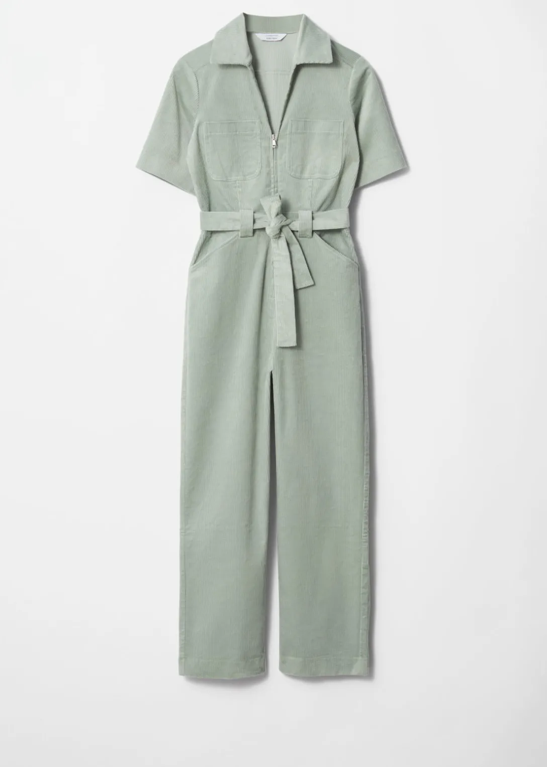 Hot & Other Stories Belted Corduroy Jumpsuit