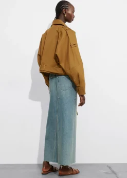Best & Other Stories Belted Patch-Pocket Jacket