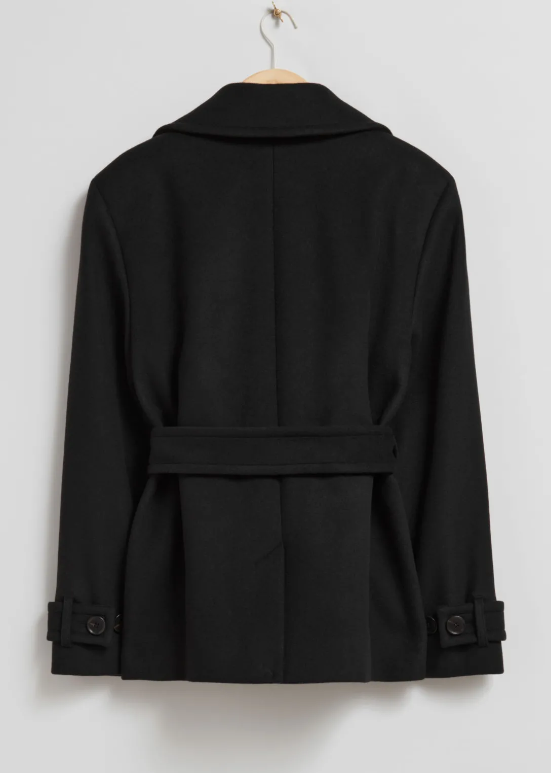 Cheap & Other Stories Belted Wool Jacket
