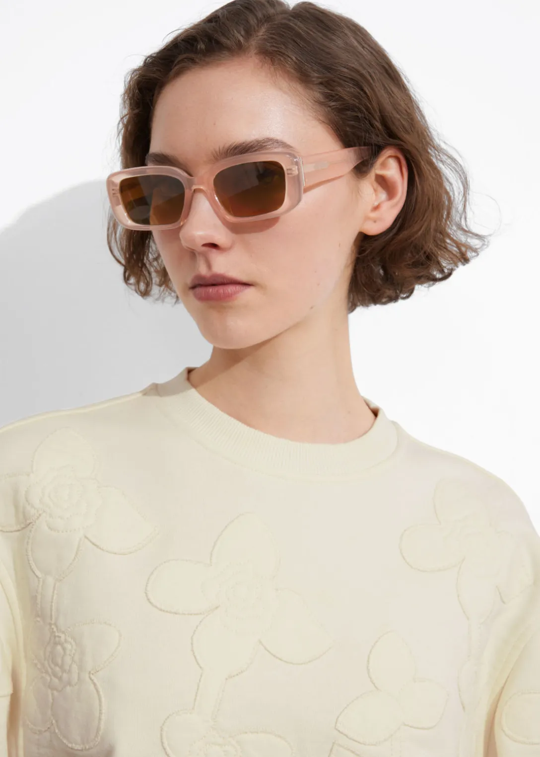 Outlet & Other Stories Bold Rectangular-Frame Sunglasses