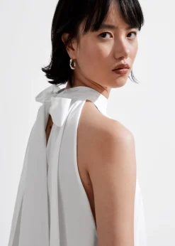 Hot & Other Stories Bow-Detailed Mini Dress