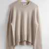 Online & Other Stories Boxy Cashmere-Blend Sweater Beige