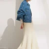 Outlet & Other Stories Boxy Denim Jacket Mid Blue