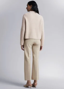 Online & Other Stories Boxy Knit Sweater Beige