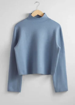 New & Other Stories Boxy Turtleneck Knit Sweater