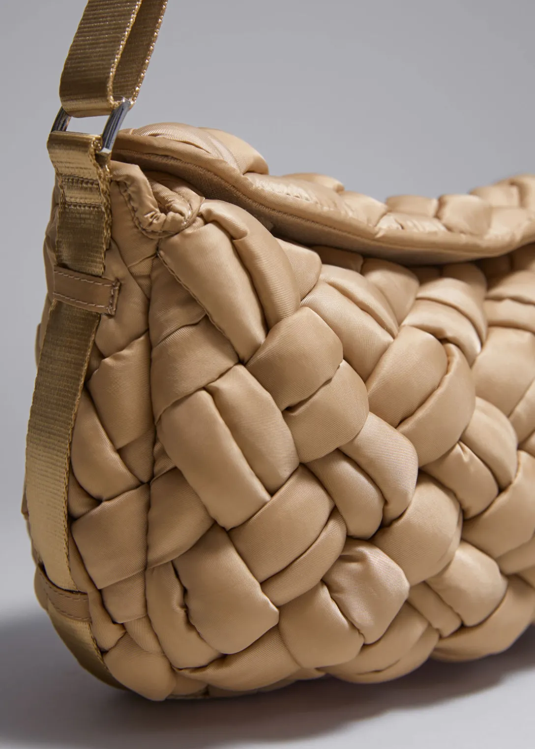 Clearance & Other Stories Braided Nylon Shoulder Bag