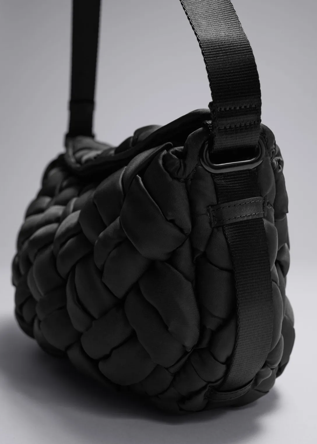 Clearance & Other Stories Braided Nylon Shoulder Bag