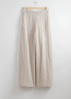 New & Other Stories Breezy High-Waist Trousers