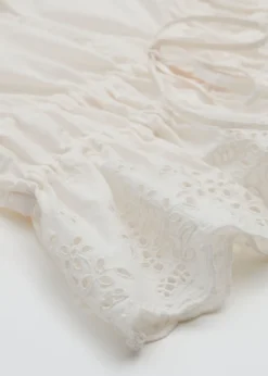 Online & Other Stories Broderie Anglaise Puff Sleeve Blouse