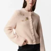 Flash Sale & Other Stories Brooch-Detailed Cardigan Beige