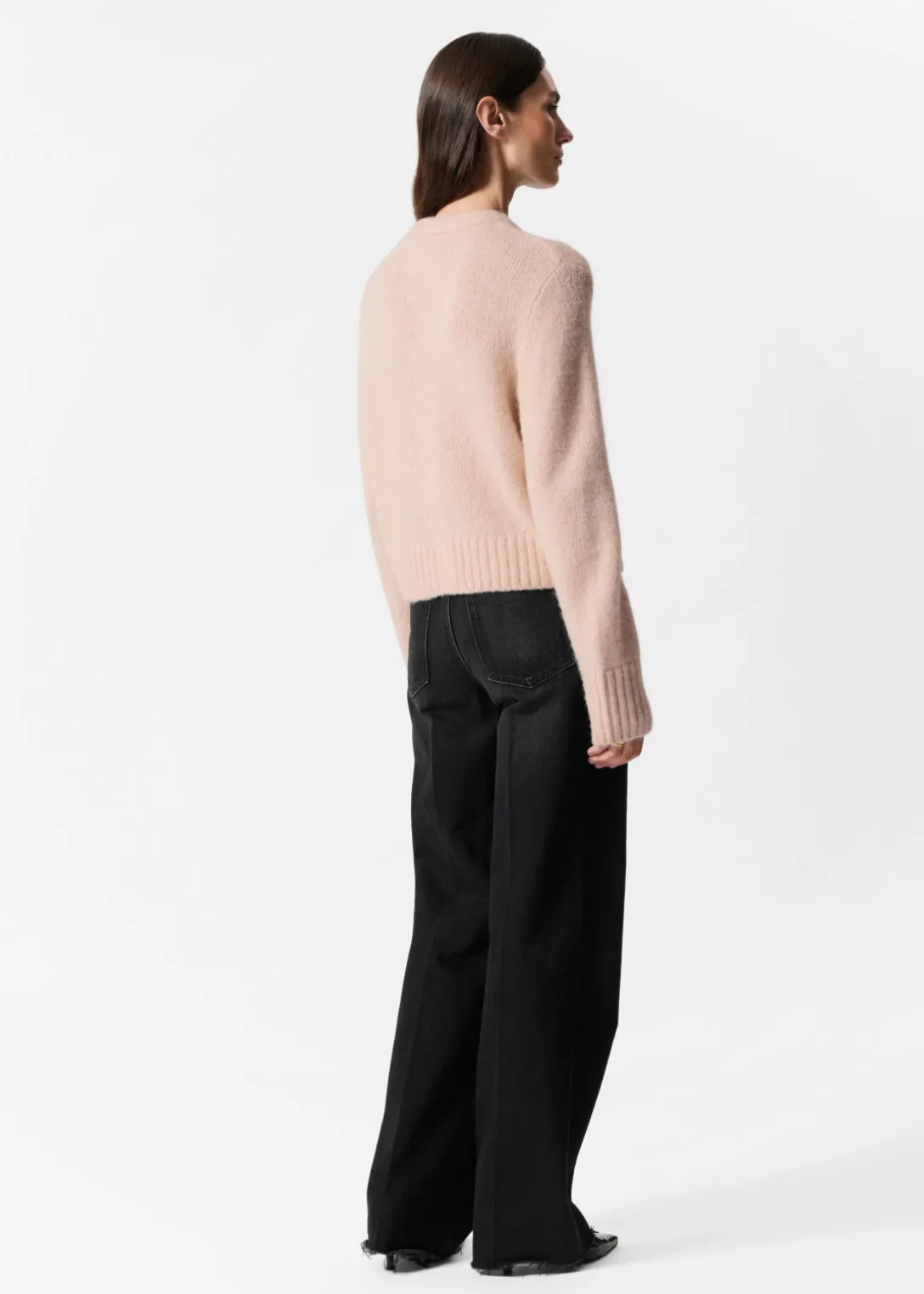 Flash Sale & Other Stories Brooch-Detailed Cardigan Beige
