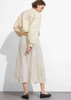 Clearance & Other Stories Buttoned A-Line Midi Skirt