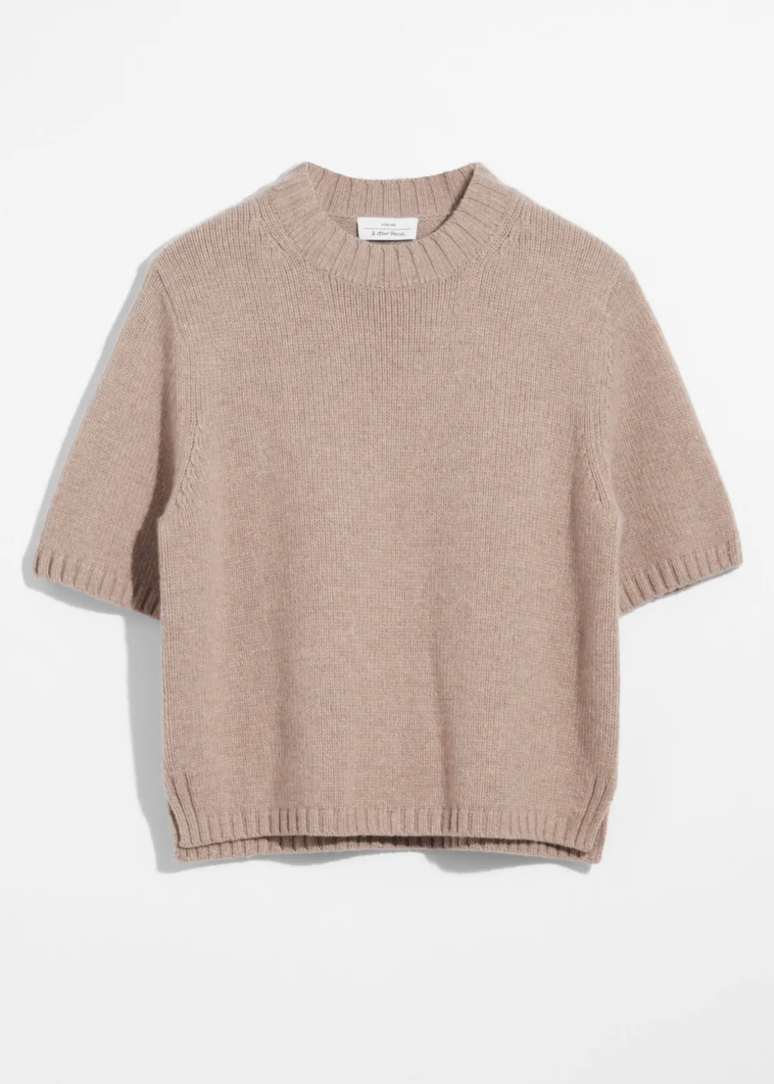 Cheap & Other Stories Cashmere-Blend Knit T-Shirt