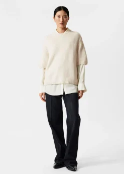 Cheap & Other Stories Cashmere-Blend Knit T-Shirt