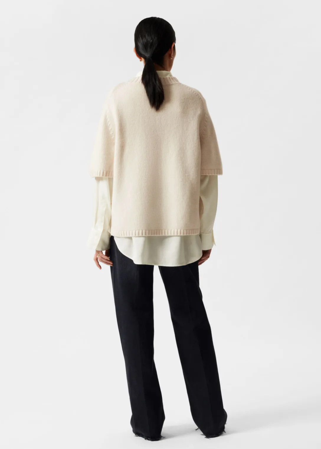 Cheap & Other Stories Cashmere-Blend Knit T-Shirt