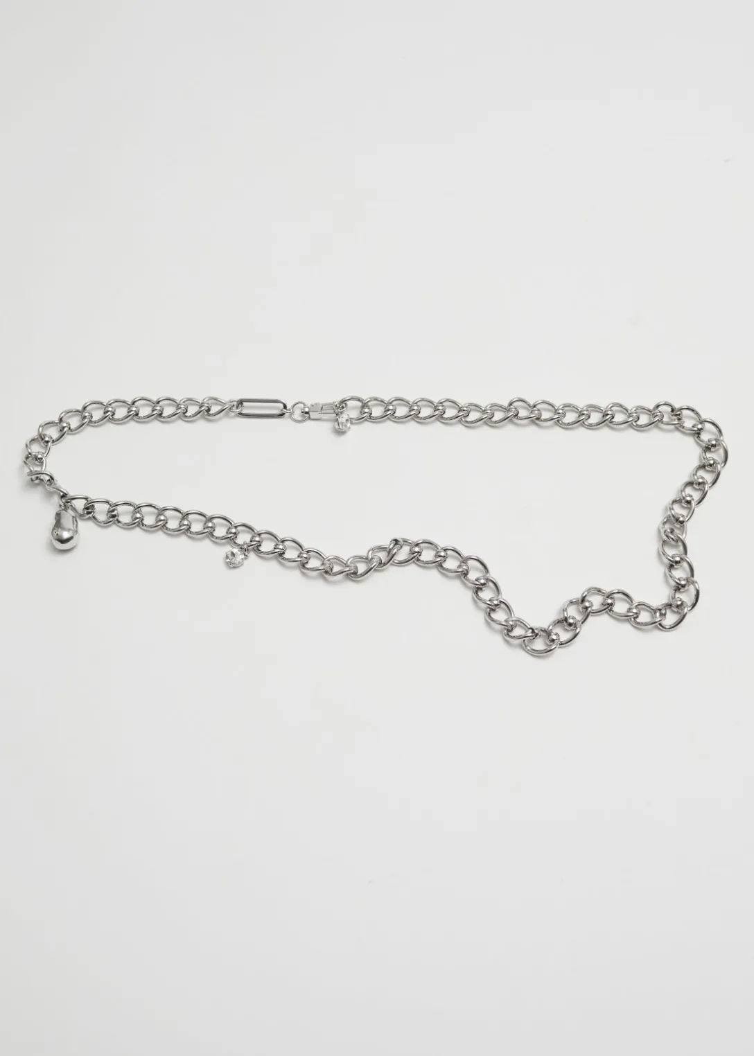 Best & Other Stories Charm Chain Belt Silver