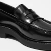 Online & Other Stories Chunky Leather Loafers Black