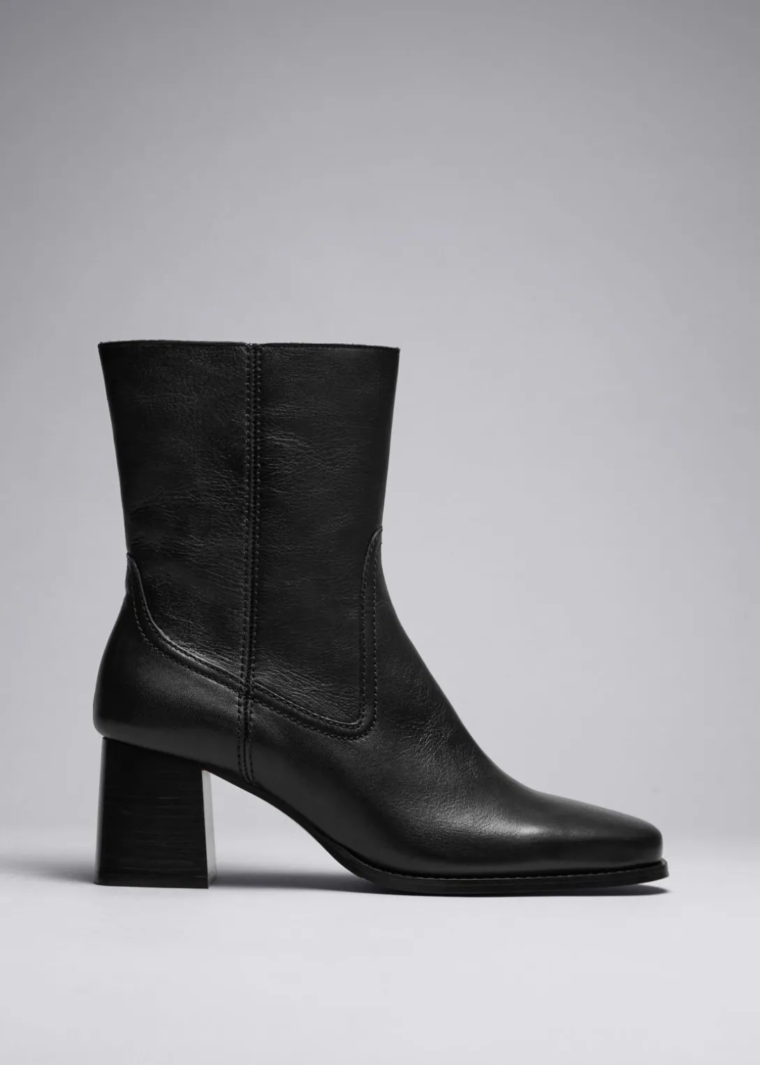 Sale & Other Stories Classic Leather Ankle Boots