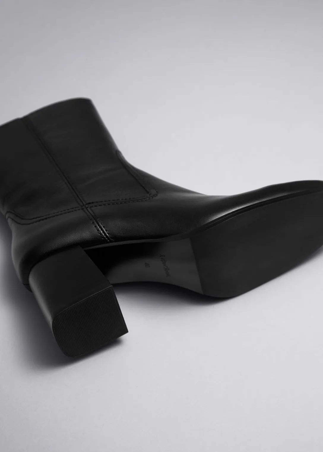 Sale & Other Stories Classic Leather Ankle Boots