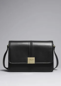 Clearance & Other Stories Classic Leather Shoulder Bag