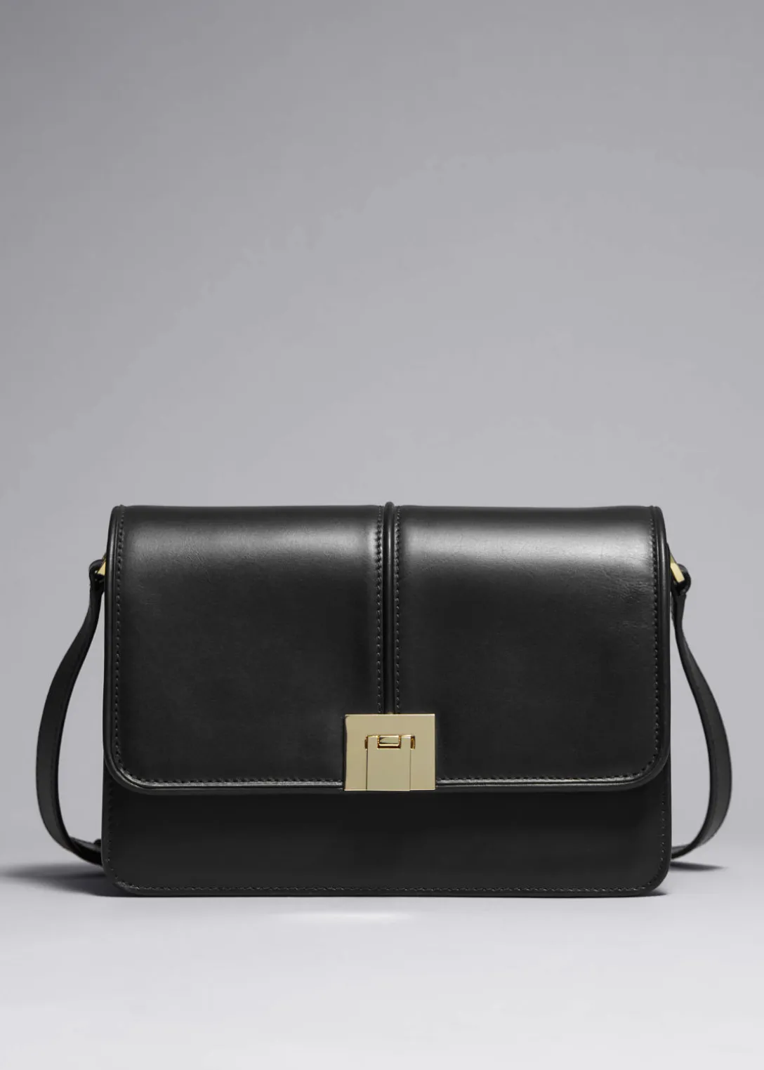 Clearance & Other Stories Classic Leather Shoulder Bag