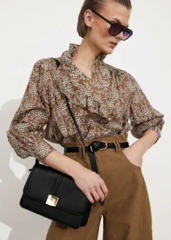 Clearance & Other Stories Classic Leather Shoulder Bag