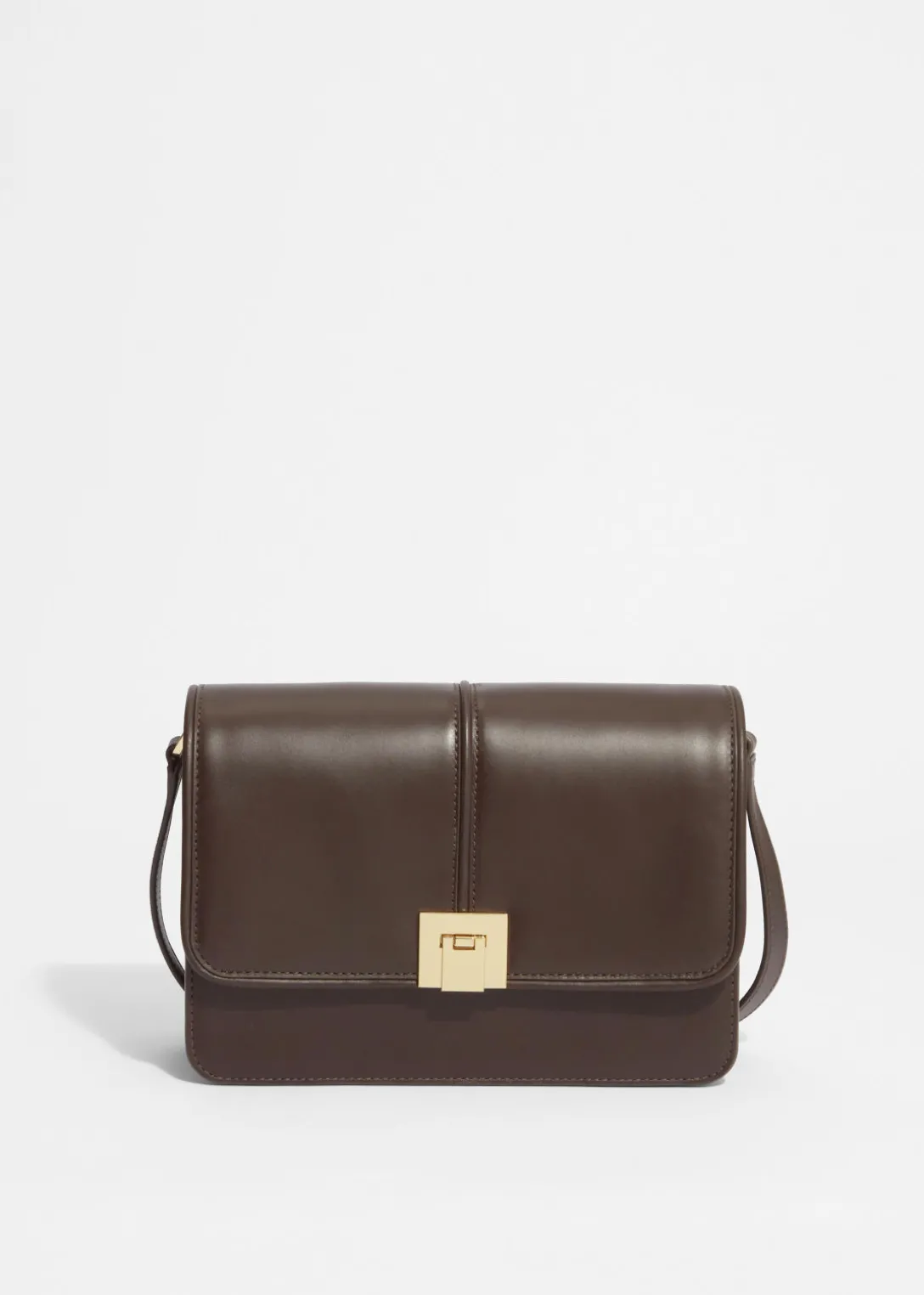 Clearance & Other Stories Classic Leather Shoulder Bag