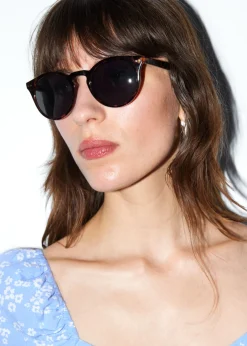 Store & Other Stories Classic Round Frame Sunglasses