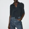 New & Other Stories Collared Short-Sleeve Top
