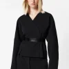 Shop & Other Stories Collarless Blazer Black