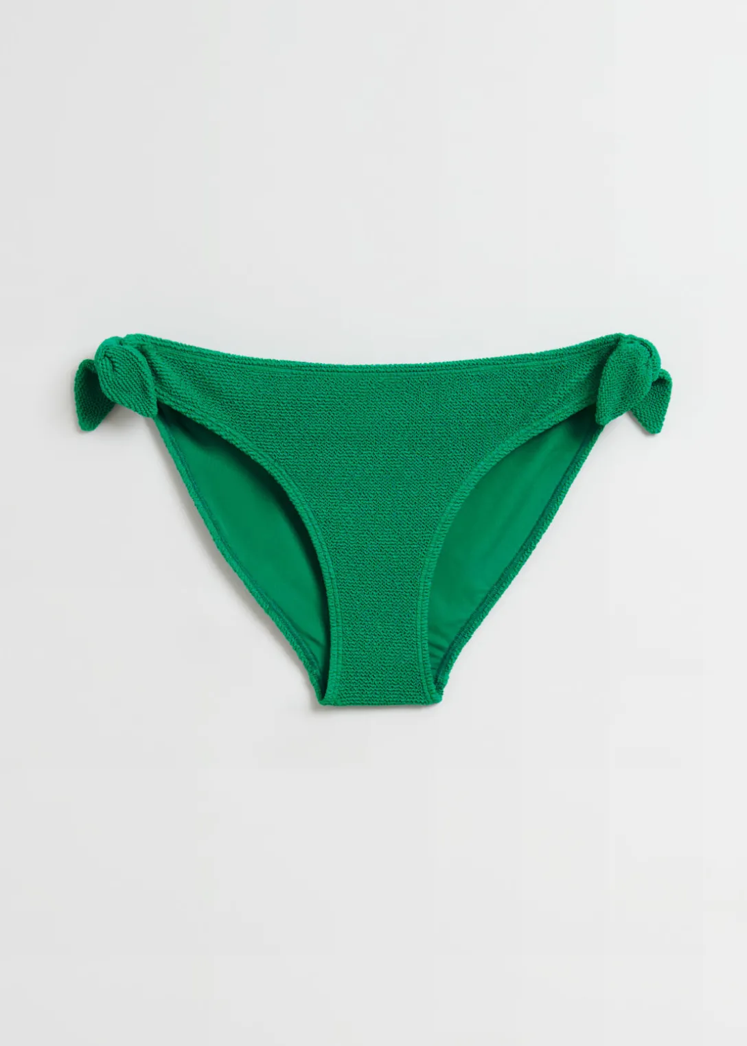 Store & Other Stories Crepe Knot Tie Bikini Bottoms
