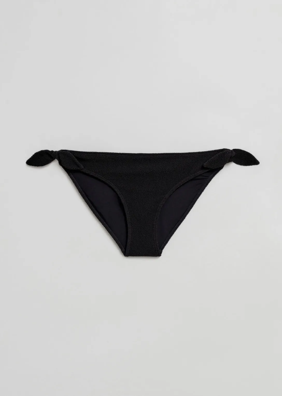 Store & Other Stories Crepe Knot Tie Bikini Bottoms