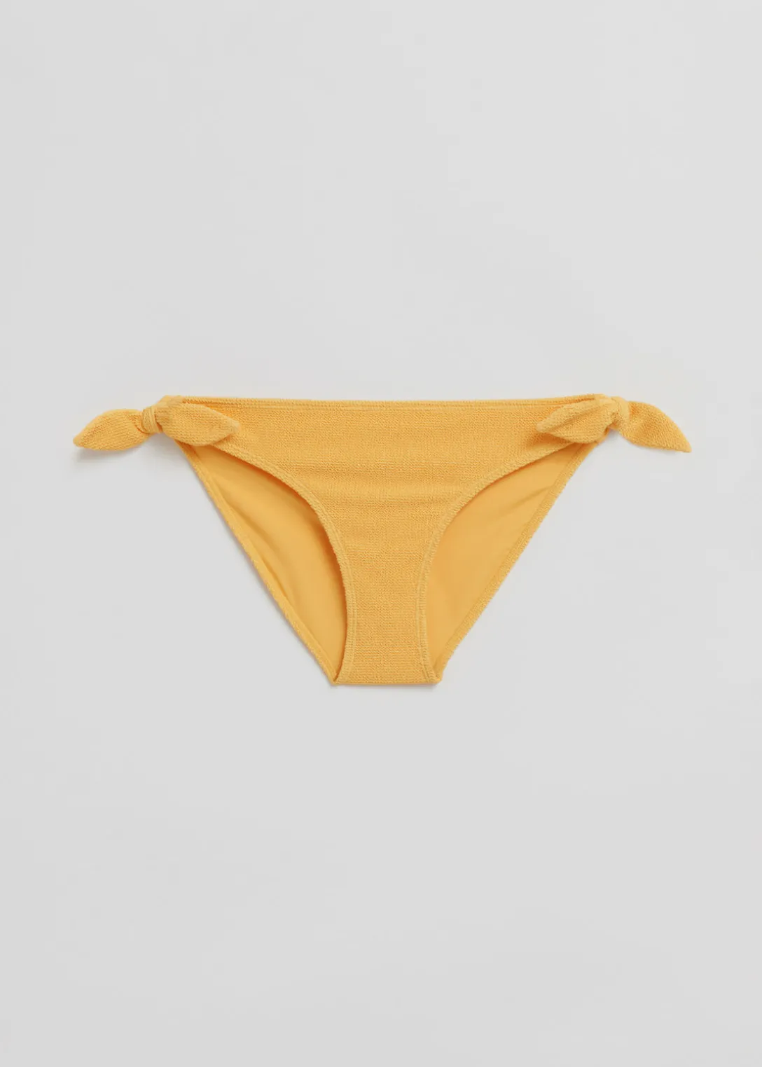 Store & Other Stories Crepe Knot Tie Bikini Bottoms