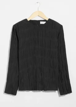 Online & Other Stories Crinkled Top