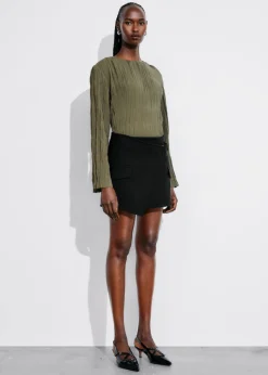 Online & Other Stories Crinkled Top