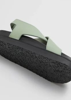 Outlet & Other Stories Criss-Cross Leather Sandals
