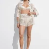 Hot & Other Stories Crocheted Shorts Cream