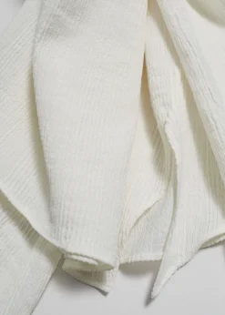 Online & Other Stories Cropped Asymmetric Frilled Top