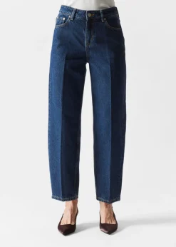 Store & Other Stories Cropped Barrel-Leg Jeans