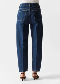 Store & Other Stories Cropped Barrel-Leg Jeans