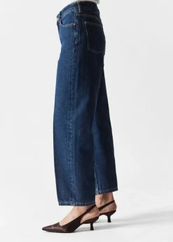 Store & Other Stories Cropped Barrel-Leg Jeans